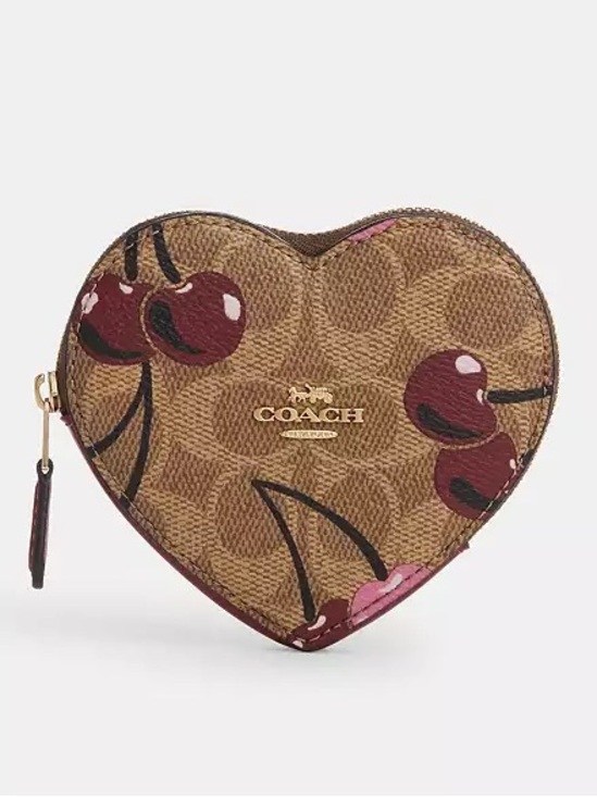 Coach Handbags - Coach Cherry Coin Zip Pouch